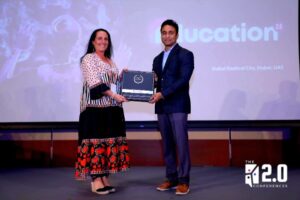 Visionary Award at the Education 2.0 Conference in Dubai