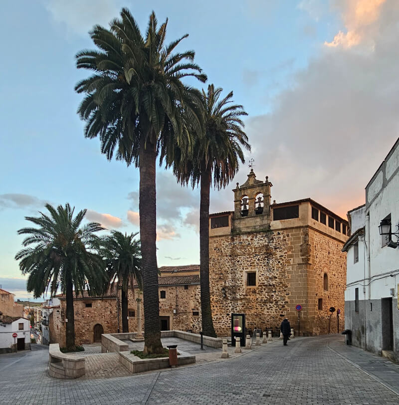 Santa Clara town in Cáceres, Extremadura, Spain