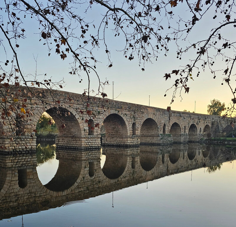 Puente Romano de Mérida in Extremadura, Spain