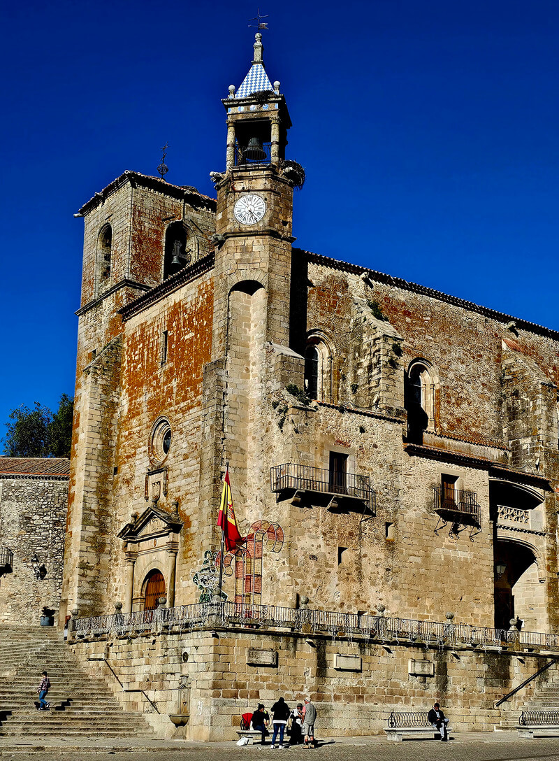 Iglesia de San Martín or church of Saint Martin in Trujillo, Mérida, Spain